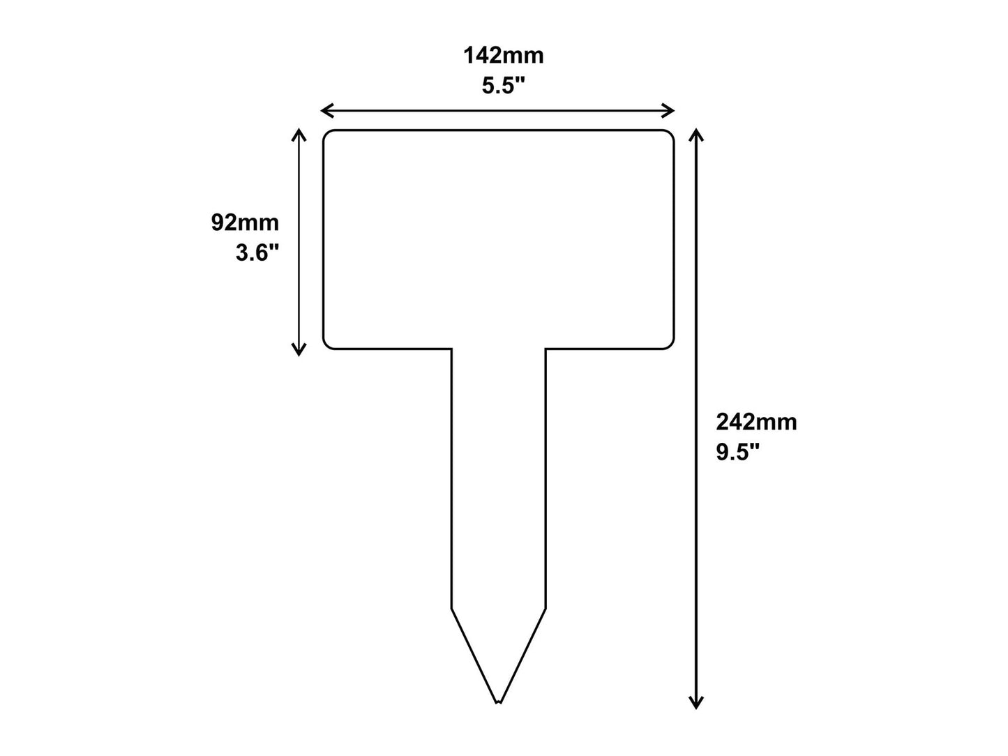 π₯ Silver βIn Loving Memory Mum & Dadβ Memorial Plaque β Grave Marker Stake β by North By North East β Plaques & Nameplates