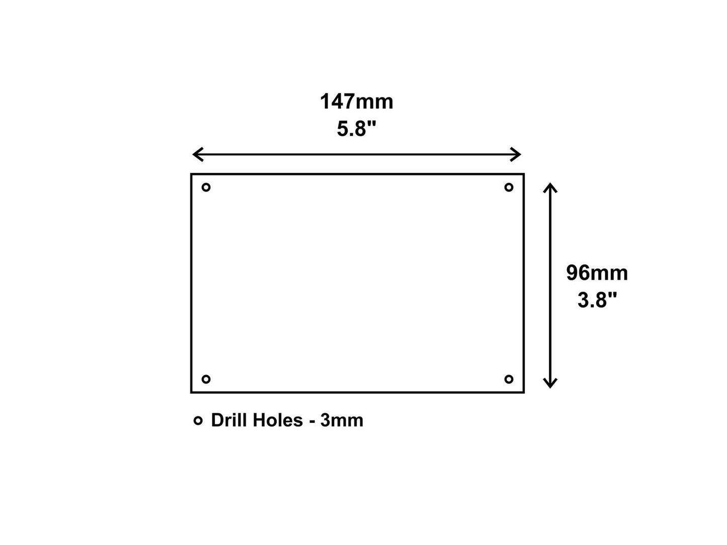 Copper Beware of the Dogs Sign – 145×95mm Engraved Acrylic Warning Plaque – by North By North East – Safety & Warning Signs