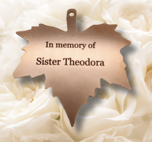 Personalised Copper Leaf Memorial — Hanging Tree/Plant Tribute (90 × 90 mm, 2 mm, Engraved) – by North By North East – Plaques & Nameplates