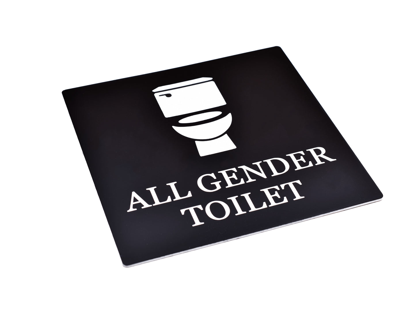 All Gender Toilet Sign – by origindesigned – Toilet & Bathroom Signs