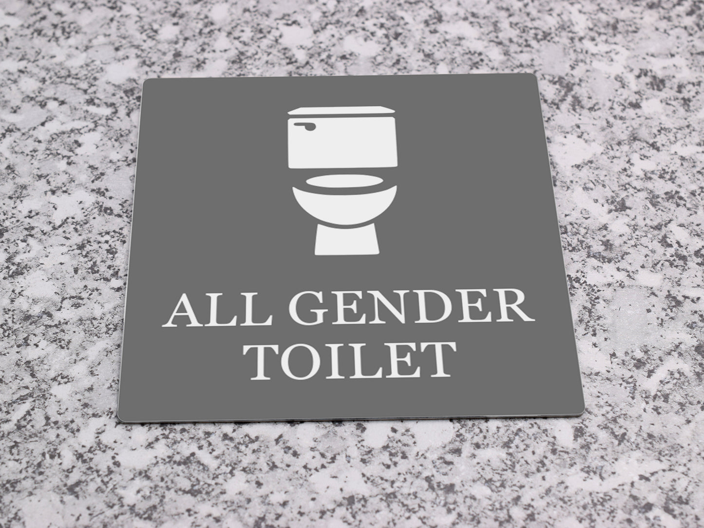All Gender Toilet Sign – by origindesigned – Toilet & Bathroom Signs