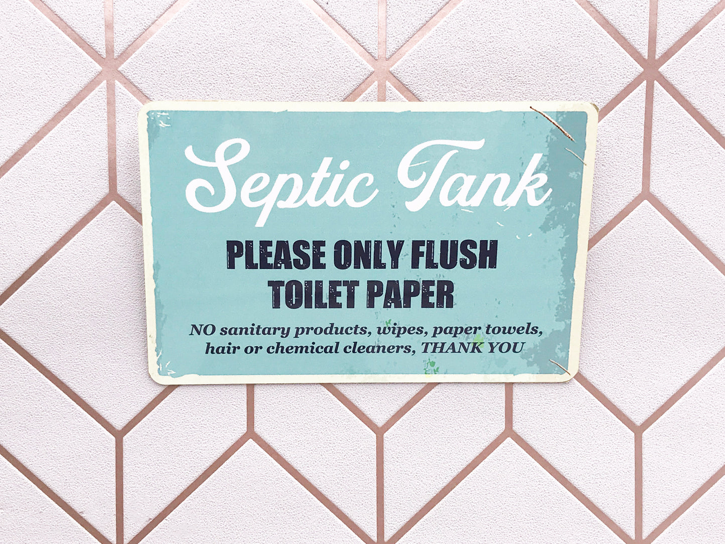 Rustic Metal Septic Tank Sign – by origindesigned – Signs