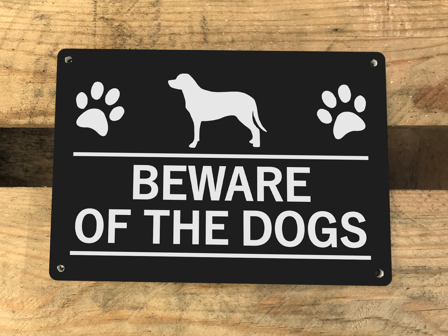 Beware of the Dog / Dogs Notice Sign – by origindesigned – Signs