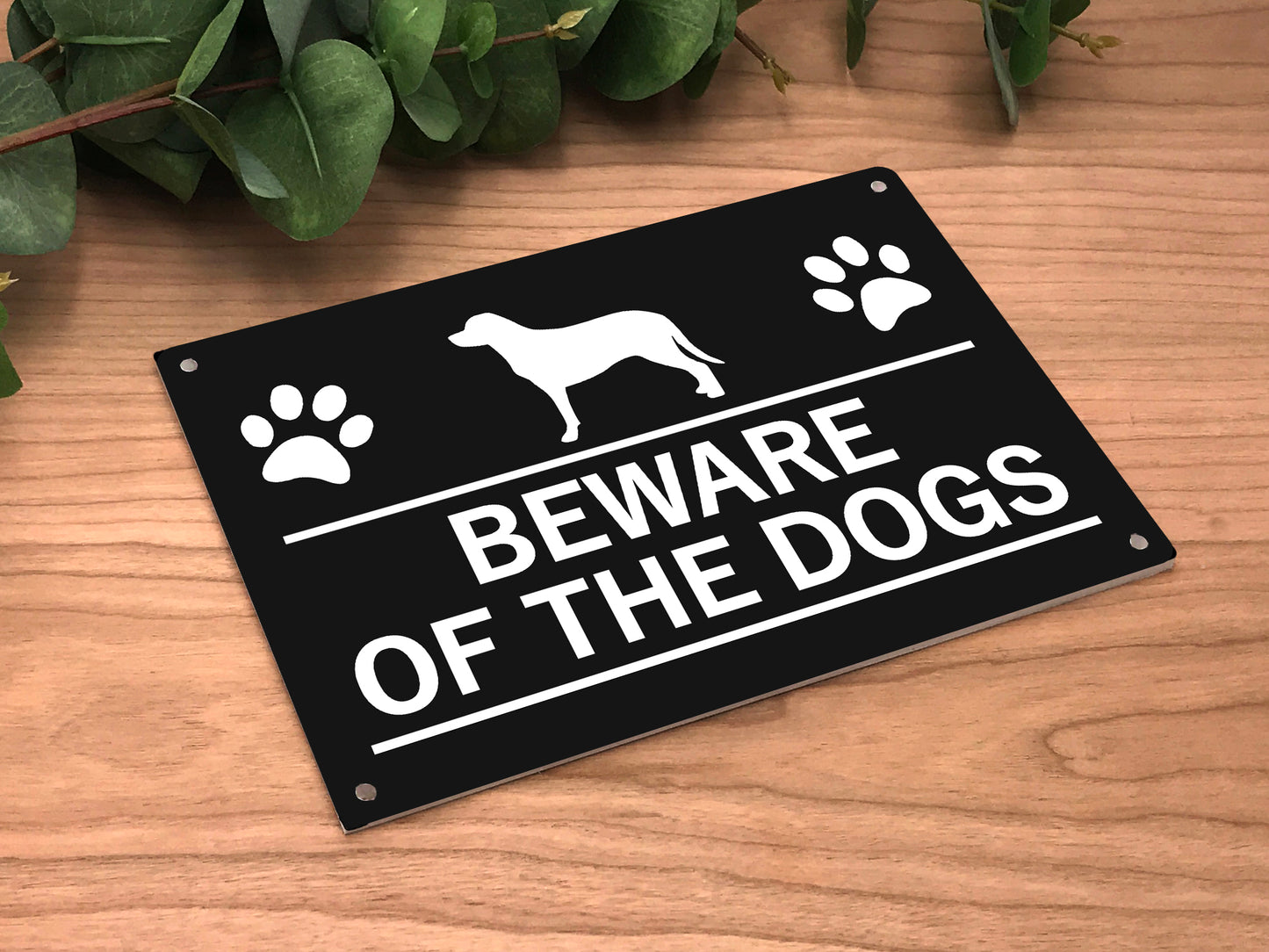 Beware of the Dog / Dogs Notice Sign – by origindesigned – Signs