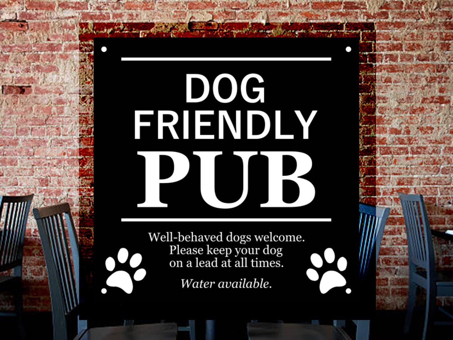 Dog Friendly Pub Sign – by origindesigned – Signs