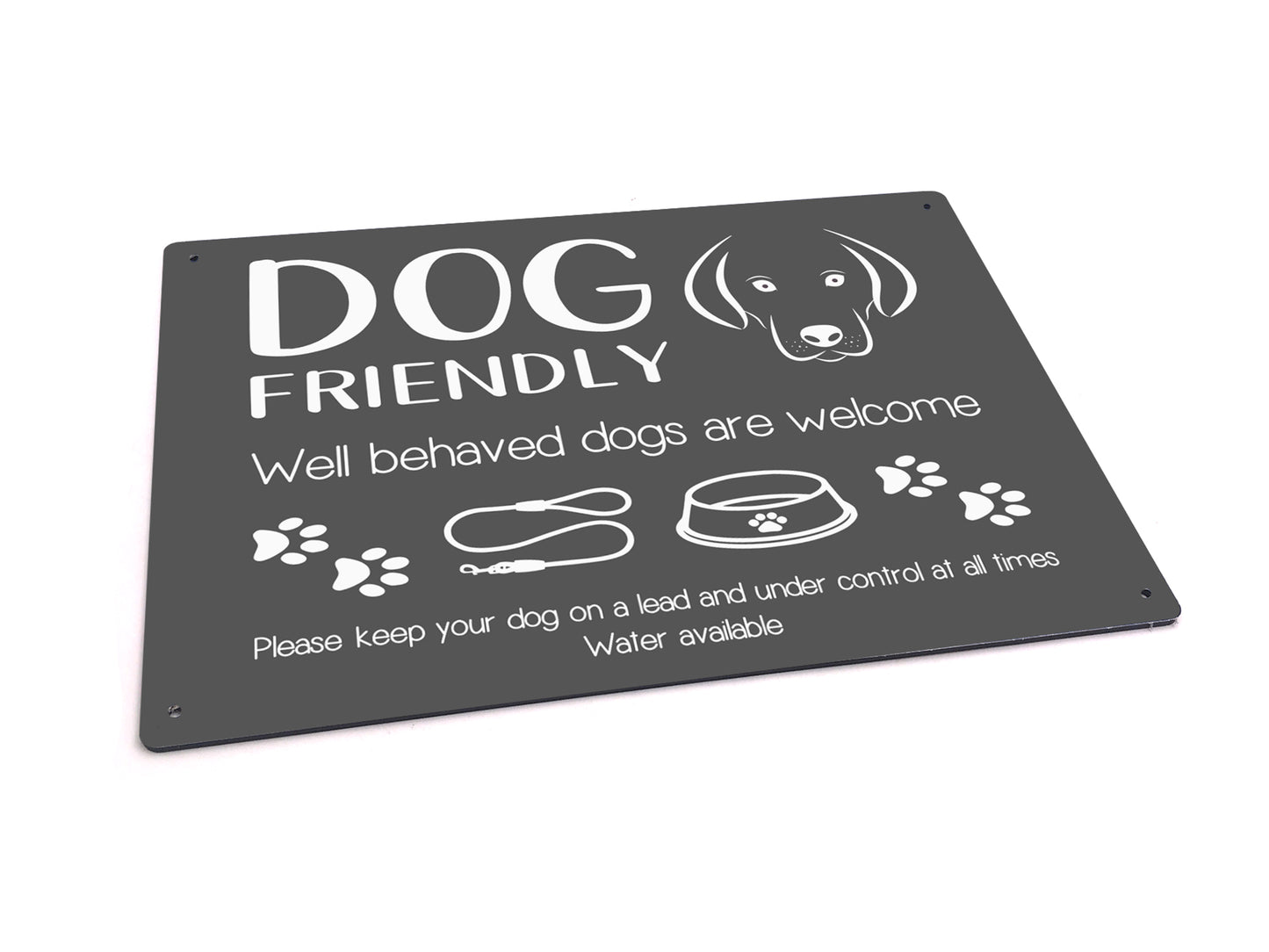Dog Friendly / Dogs Welcome Sign – by origindesigned – Signs