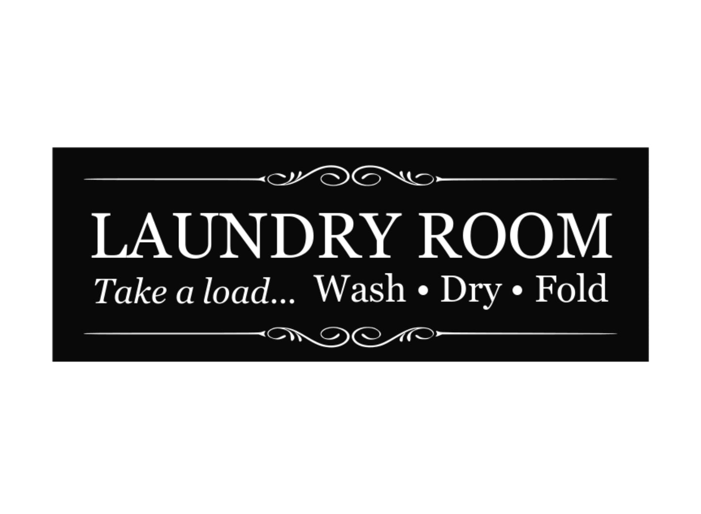 Self Adhesive Laundry Room Sign – by origindesigned – Signs