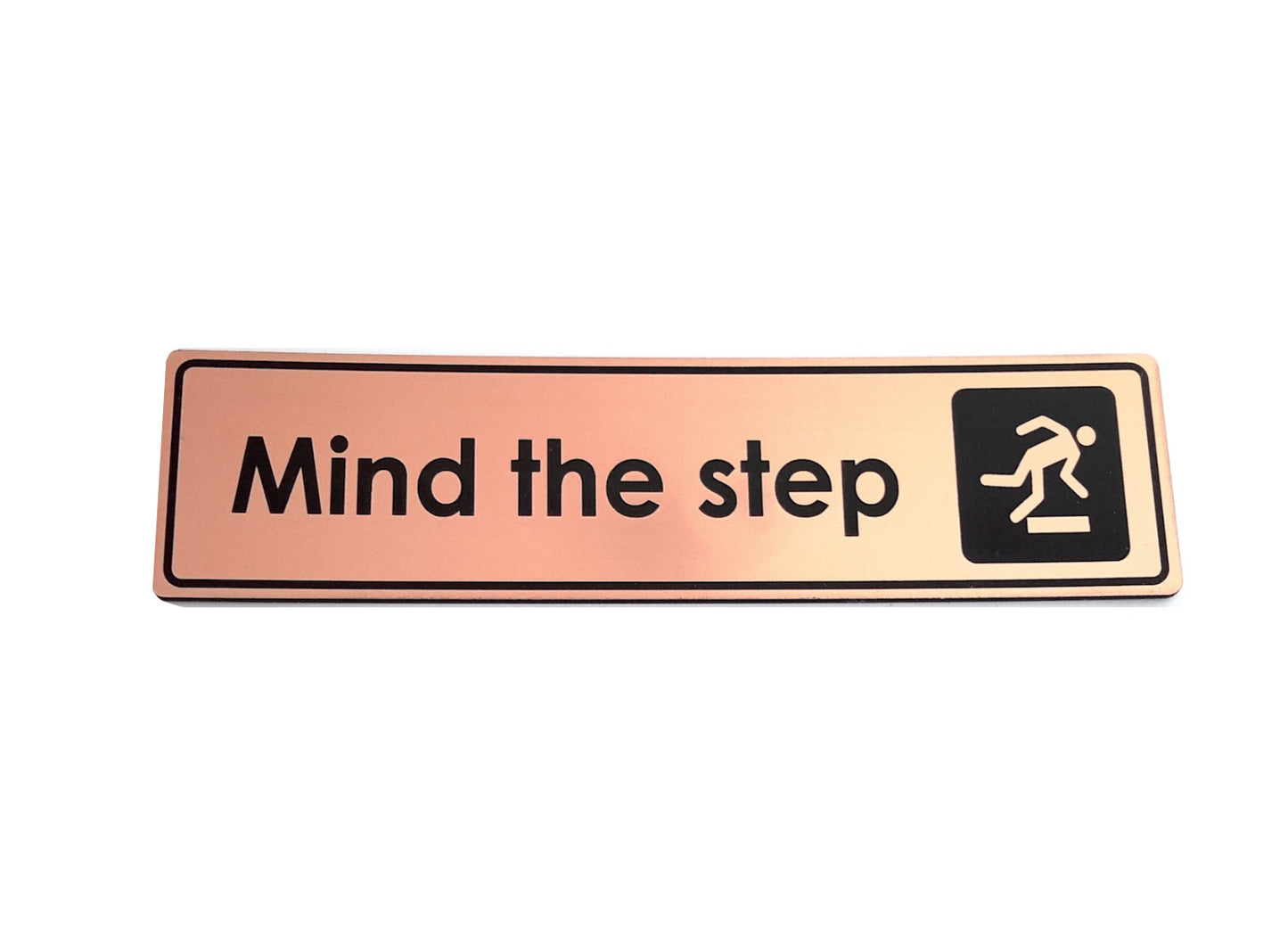 'Mind The Step' Adhesive Sticker Sign – by origindesigned – Stickers & Window Graphics