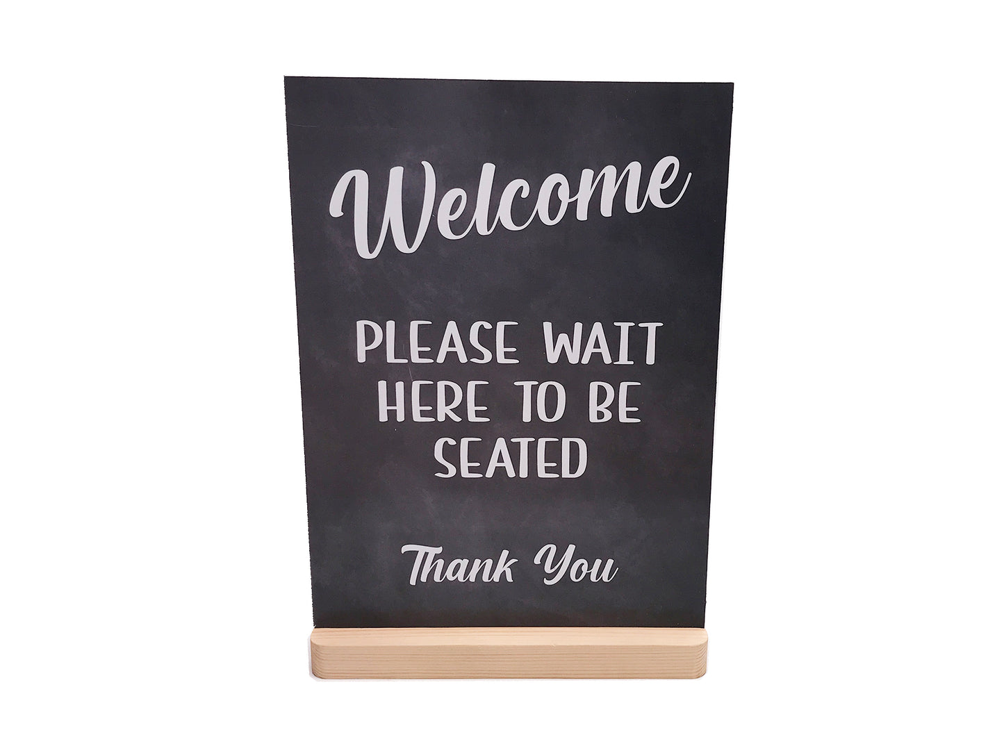 Please Wait Here To Be Seated Sign – by origindesigned – Signs
