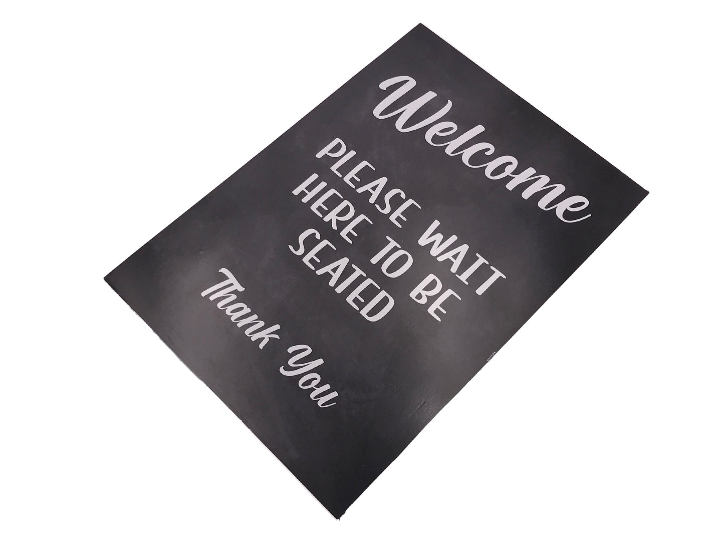 Please Wait Here To Be Seated Sign – by origindesigned – Signs