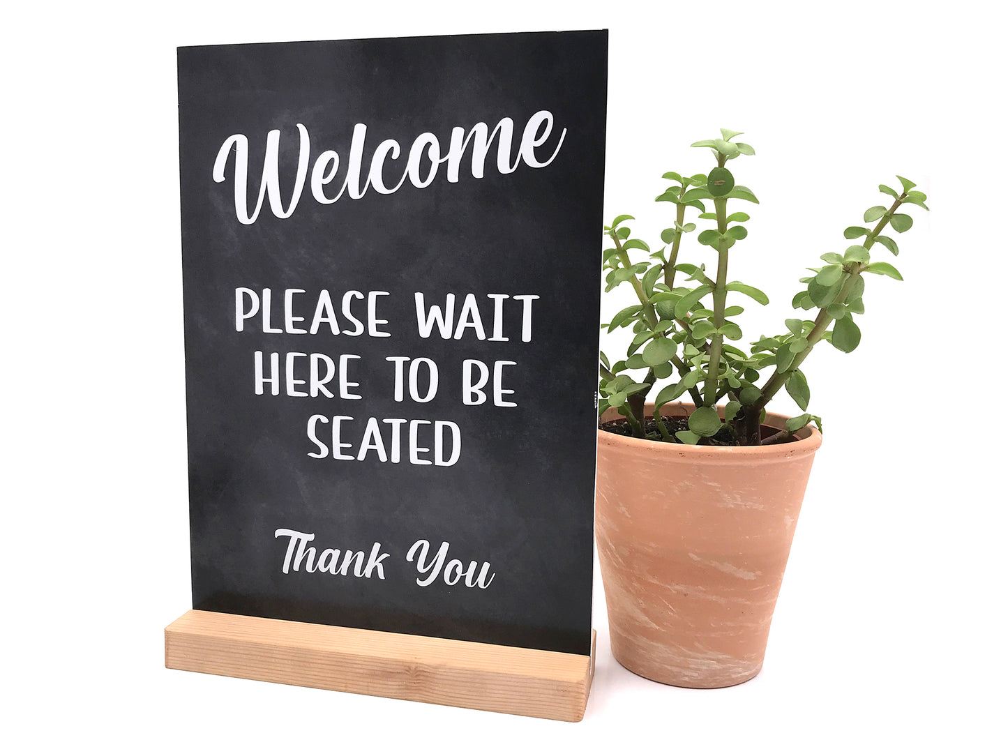 Please Wait Here To Be Seated Sign – by origindesigned – Signs