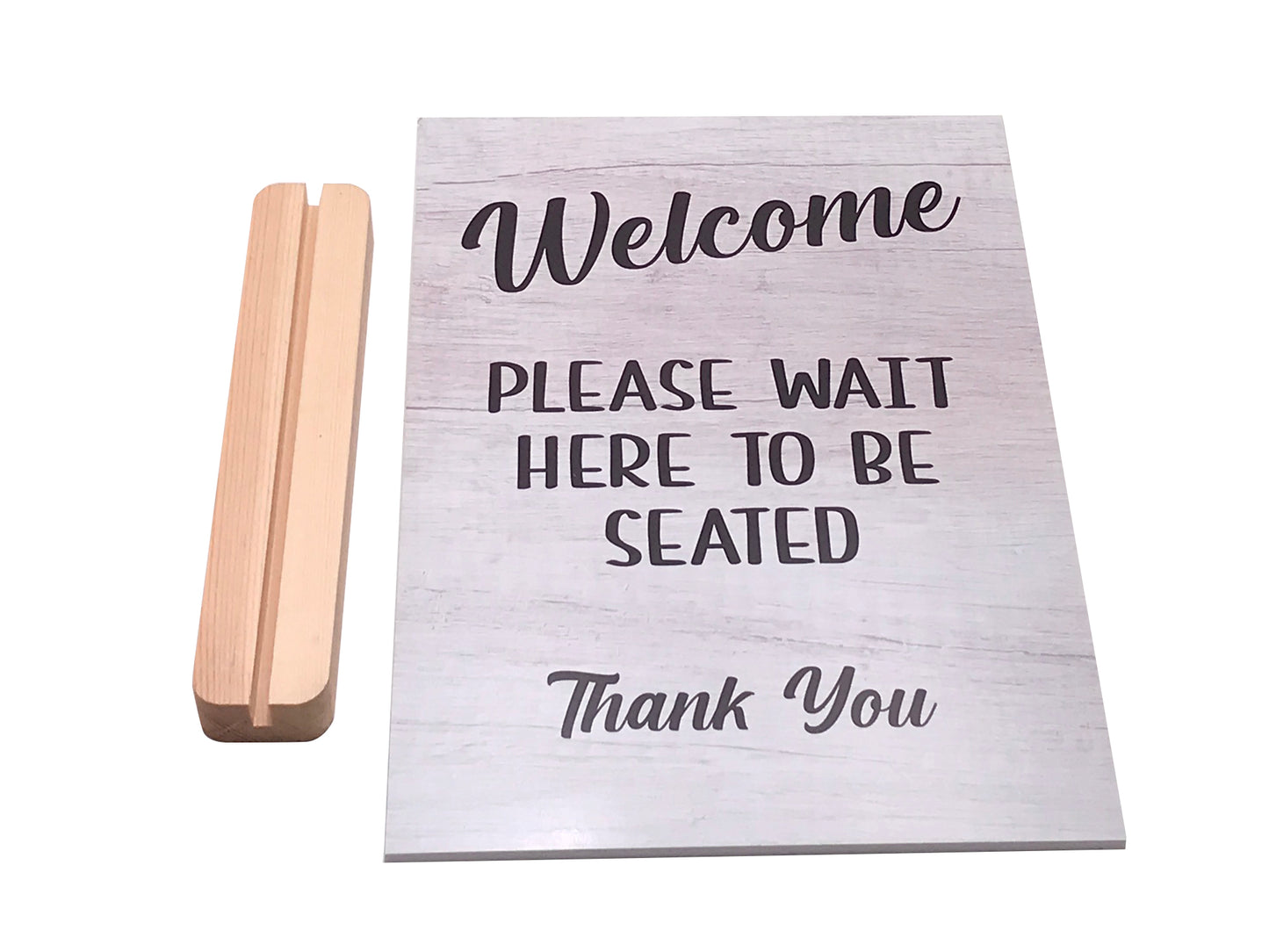 Please Wait Here To Be Seated Sign – by origindesigned – Signs