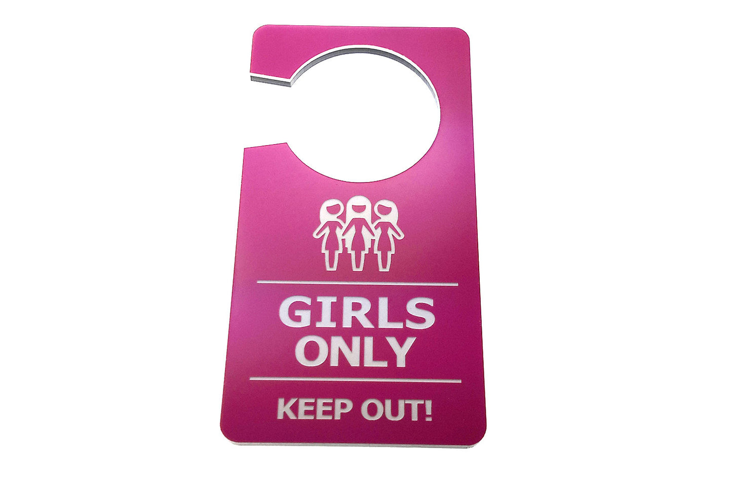 Girls Only - DND Door Hanger – by origindesigned – Signs
