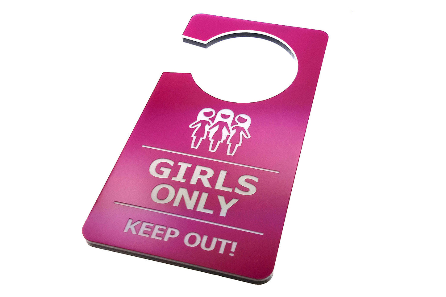 Girls Only - DND Door Hanger – by origindesigned – Signs