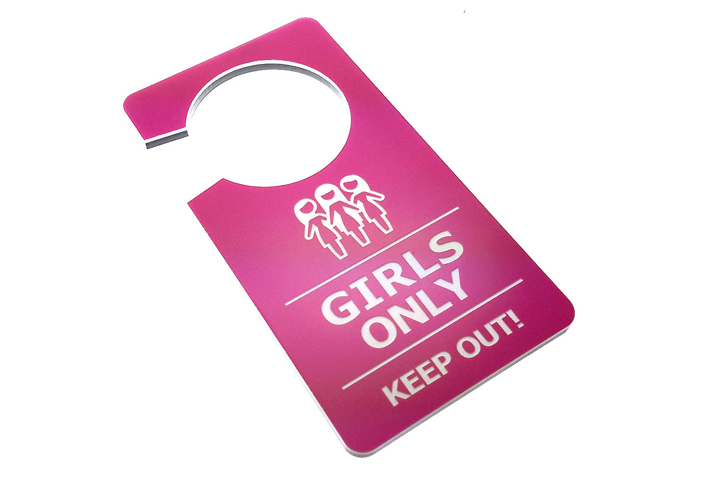 Girls Only - DND Door Hanger – by origindesigned – Signs