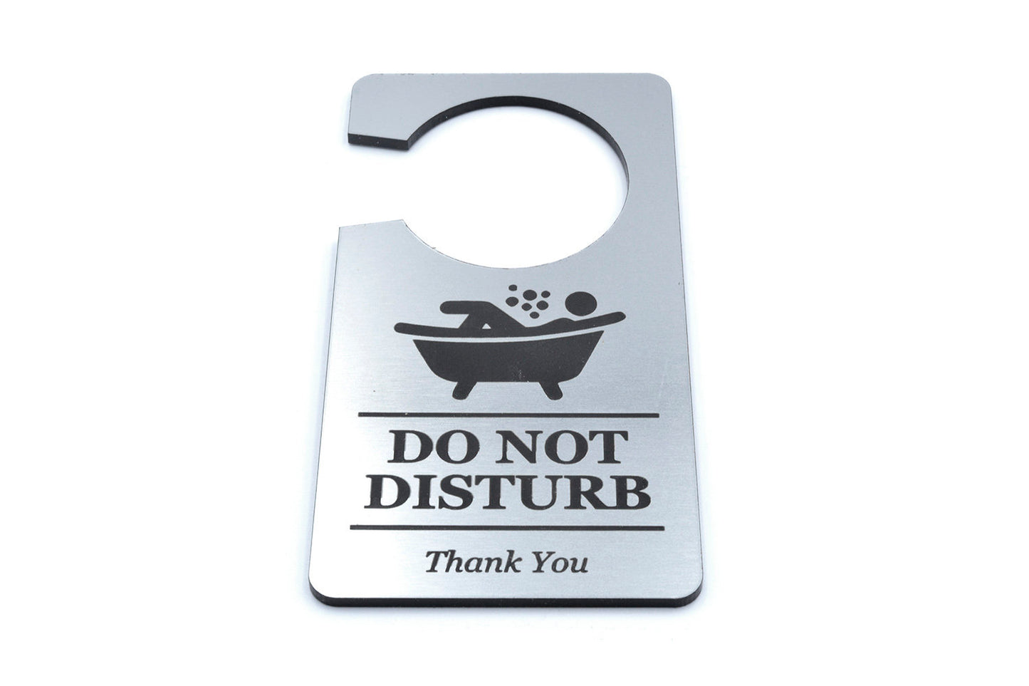 In Bath Do Not Disturb Door Hanger – by origindesigned – Signs