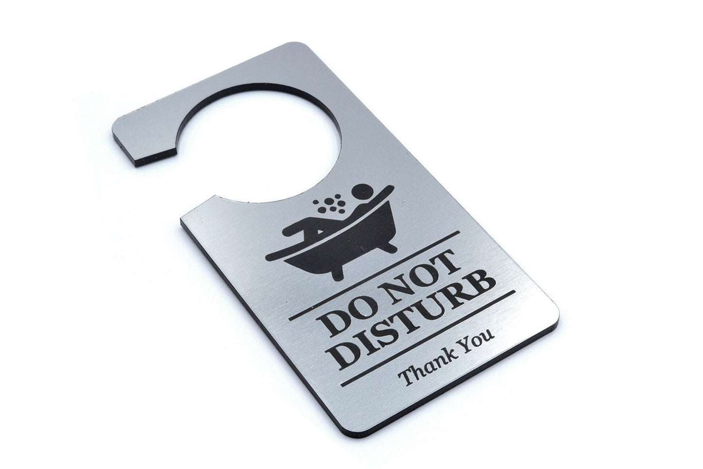 In Bath Do Not Disturb Door Hanger – by origindesigned – Signs