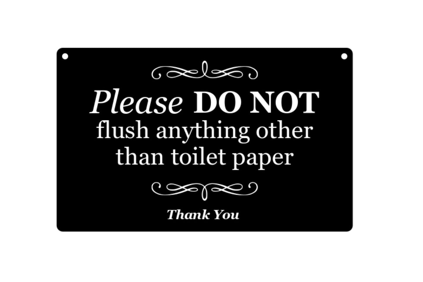 Do Not Flush - Toilet Sign – by origindesigned – Toilet & Bathroom Signs