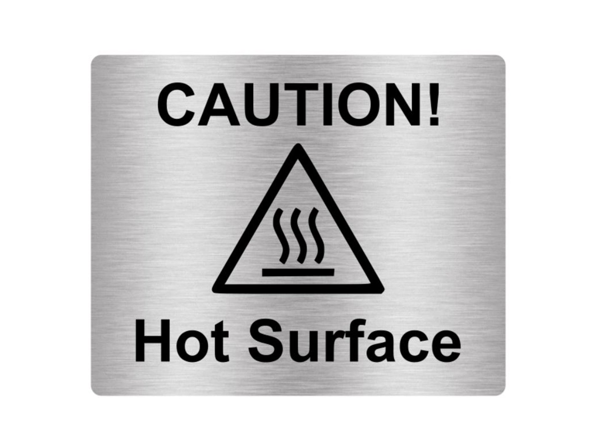 Caution Hot Surface Sign (various colours) – by origindesigned – Signs