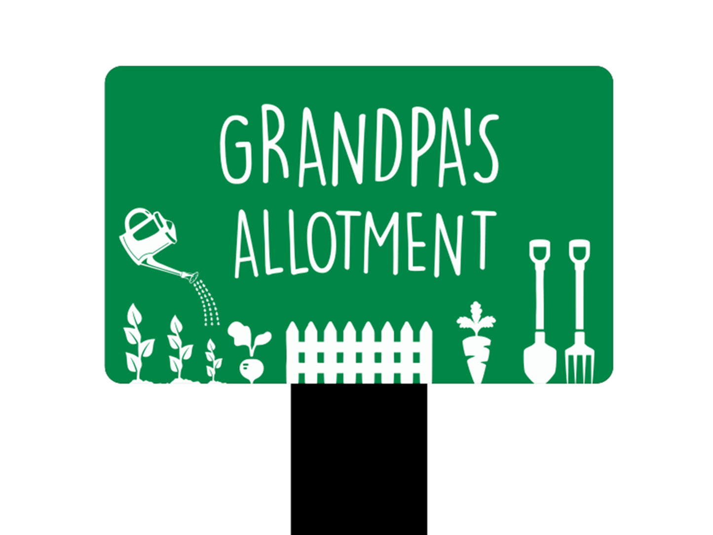 Green Allotment Sign – by origindesigned – Garden & Outdoor Signs