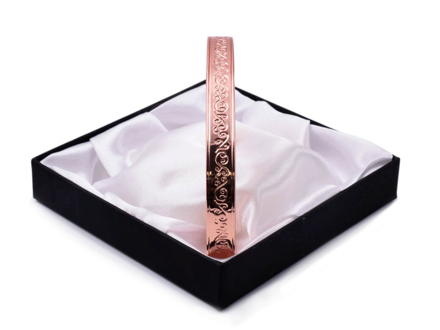 Copper Magnetic Bracelet with Flowers – by North By North East – Safety & Warning Signs