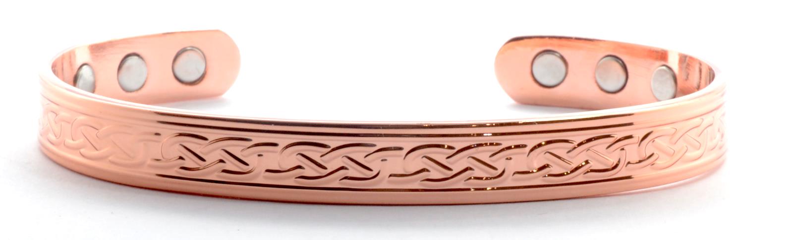 Copper Magnetic Bracelet With Celtic Design – by North By North East – Safety & Warning Signs