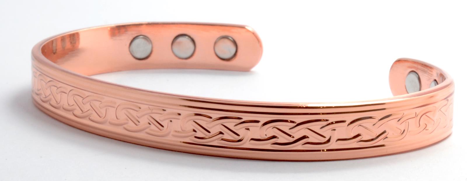 Copper Magnetic Bracelet With Celtic Design – by North By North East – Safety & Warning Signs
