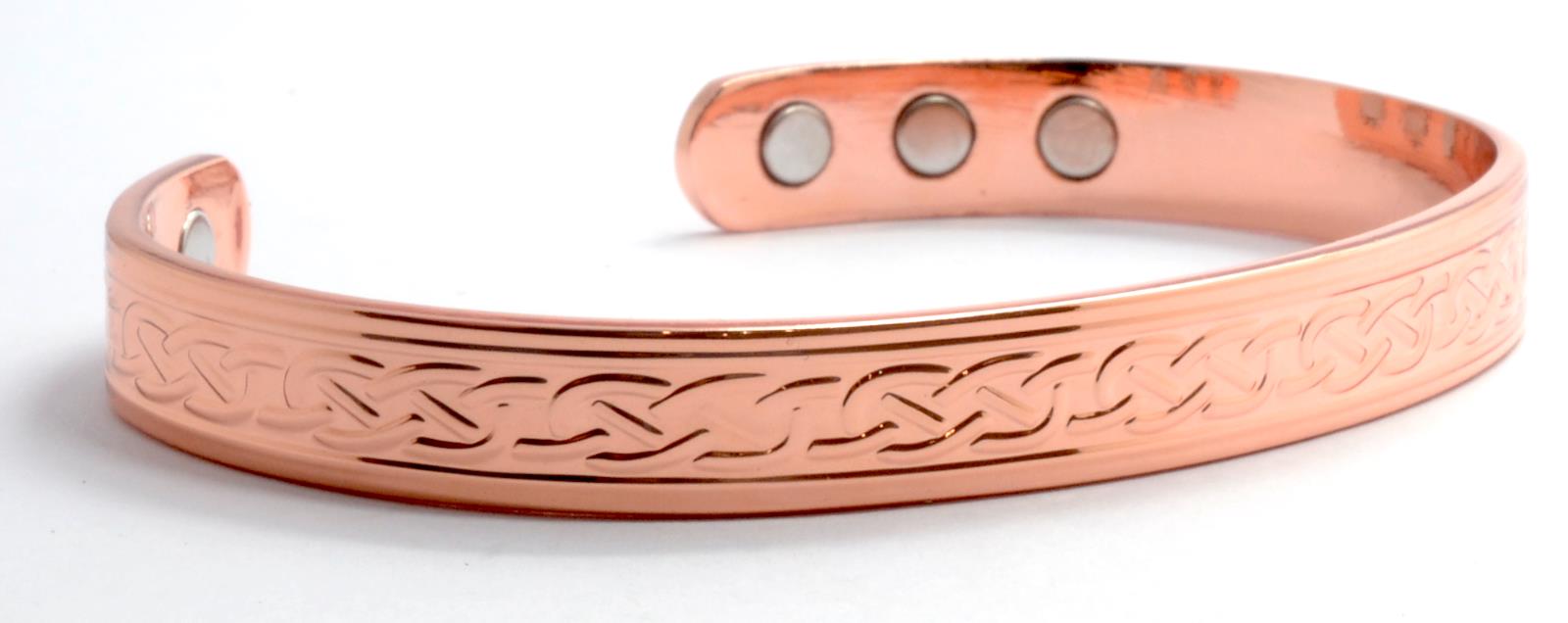 Copper Magnetic Bracelet With Celtic Design – by North By North East – Safety & Warning Signs