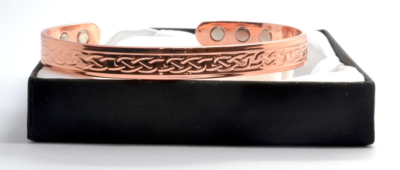 Copper Magnetic Bracelet With Celtic Design – by North By North East – Safety & Warning Signs
