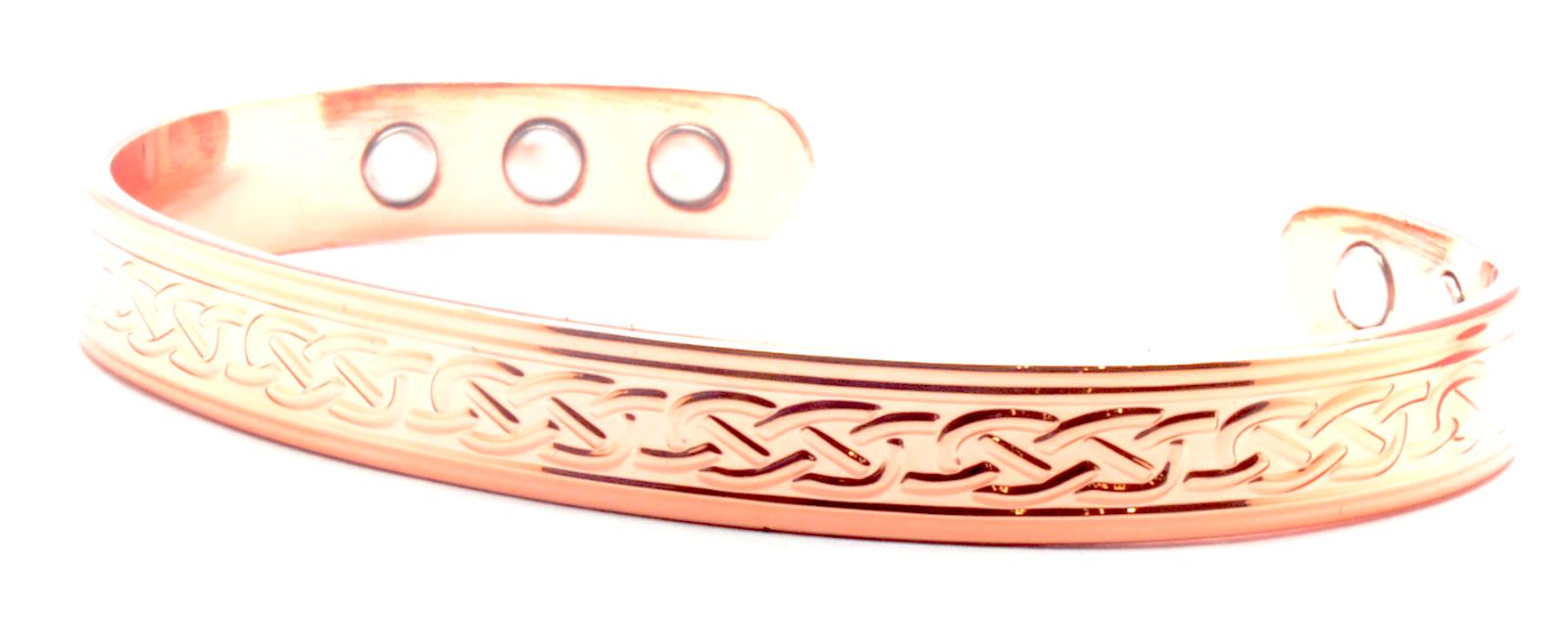 Copper Magnetic Bracelet With Celtic Design – by North By North East – Safety & Warning Signs