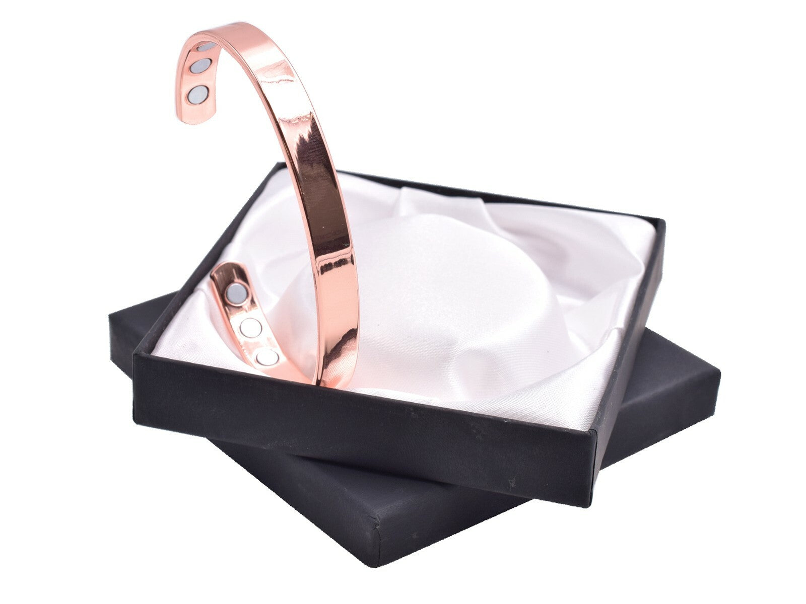 Copper Magnetic Bracelet Stunning Plain Design (large size) – by North By North East – Safety & Warning Signs