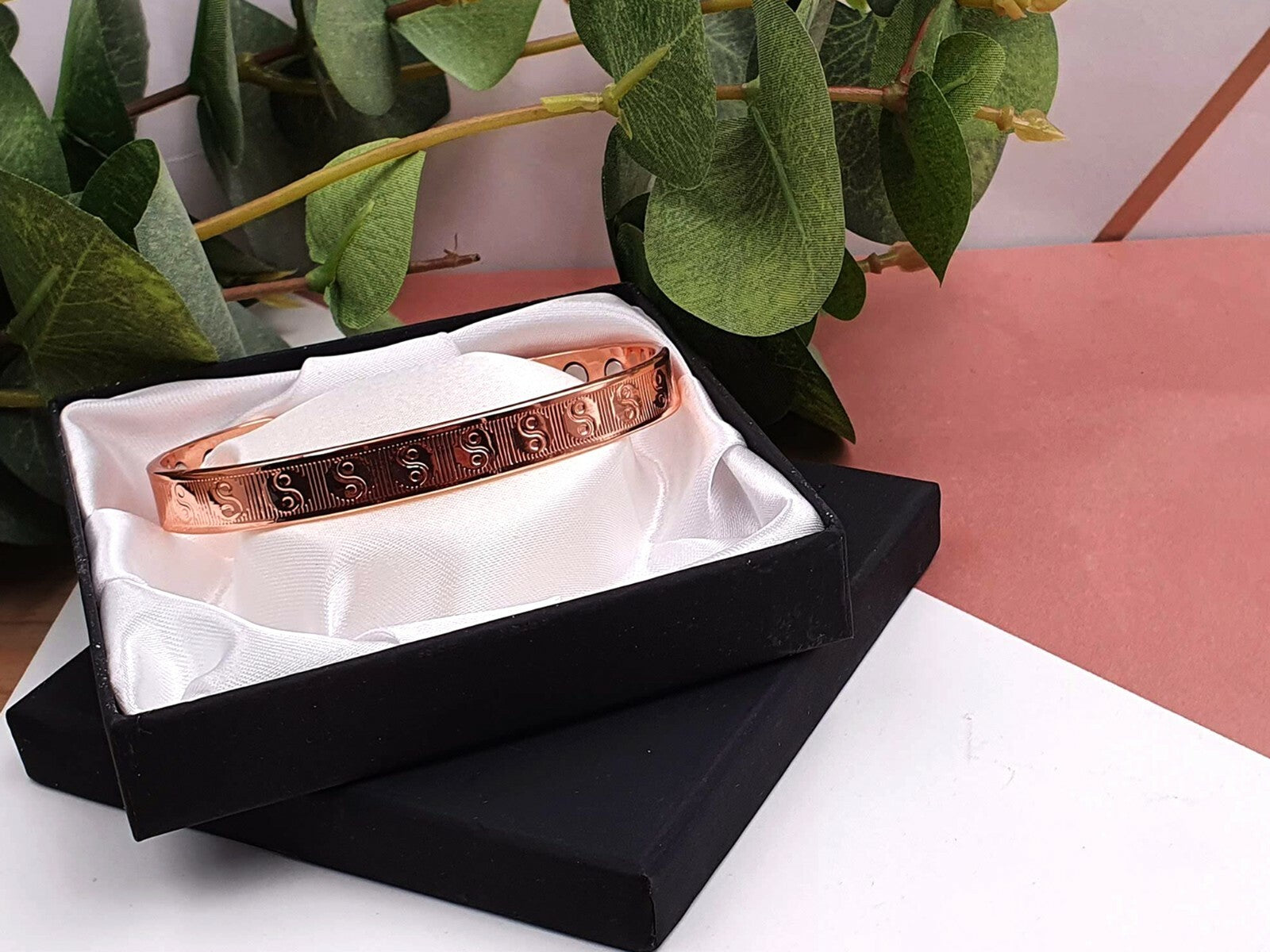 Copper Magnetic Bracelet with Ying Yang Design – by North By North East – Safety & Warning Signs