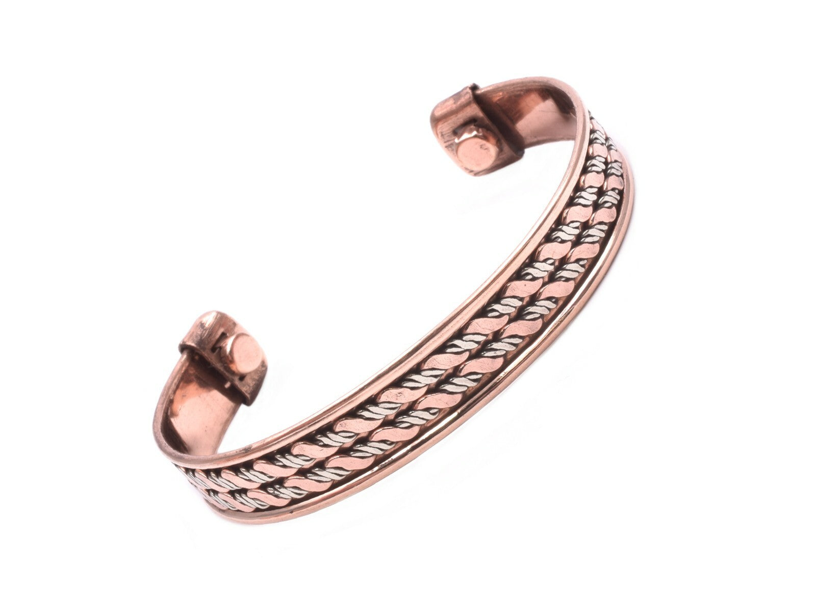 Copper magnetic bracelet with a traditional design – by North By North East – Safety & Warning Signs