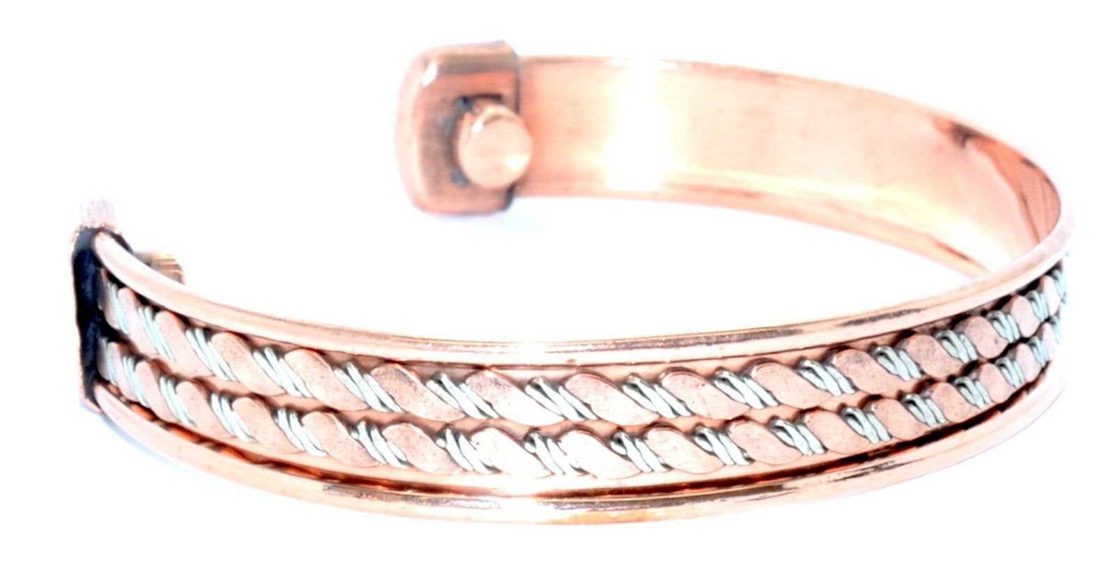 Copper magnetic bracelet with a traditional design – by North By North East – Safety & Warning Signs