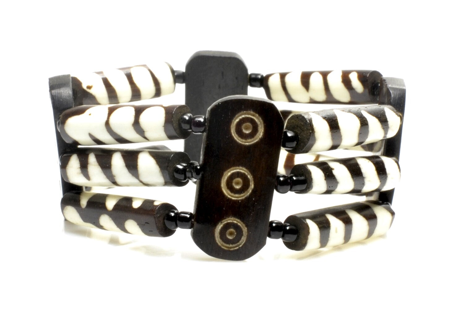 Kenyan Animal Print Bead Bracelet – by North By North East – Signs