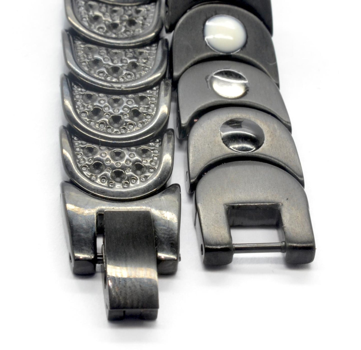 Black Titanium Women's Magnetic  Bracelet, Includes Germanium – by North By North East – Magnetic Signs