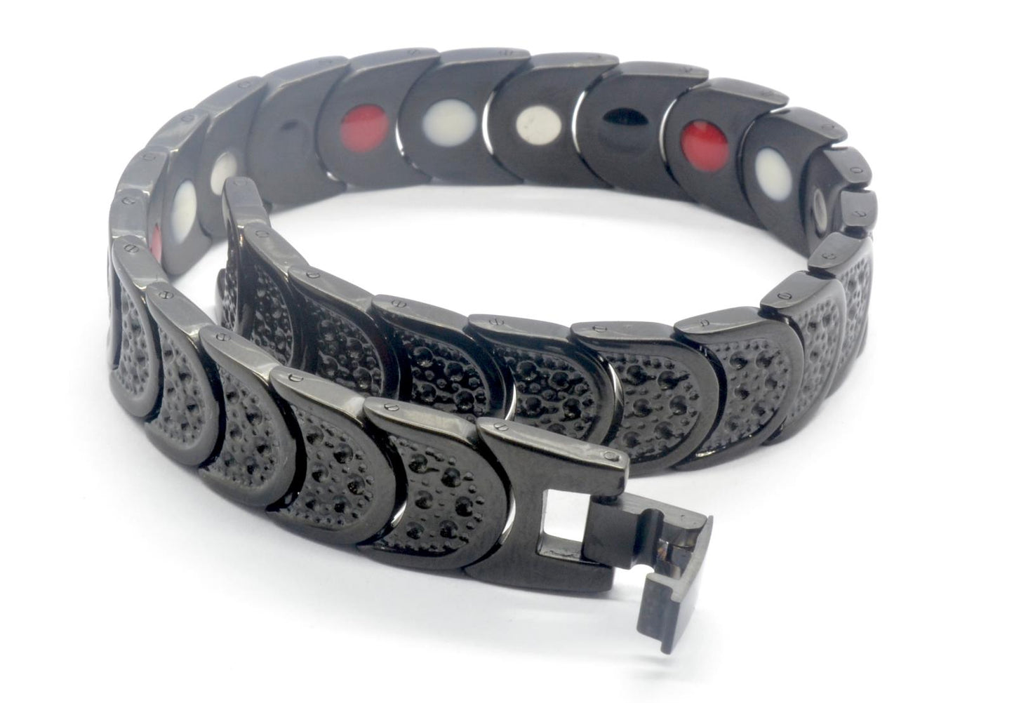 Black Titanium Women's Magnetic  Bracelet, Includes Germanium – by North By North East – Magnetic Signs