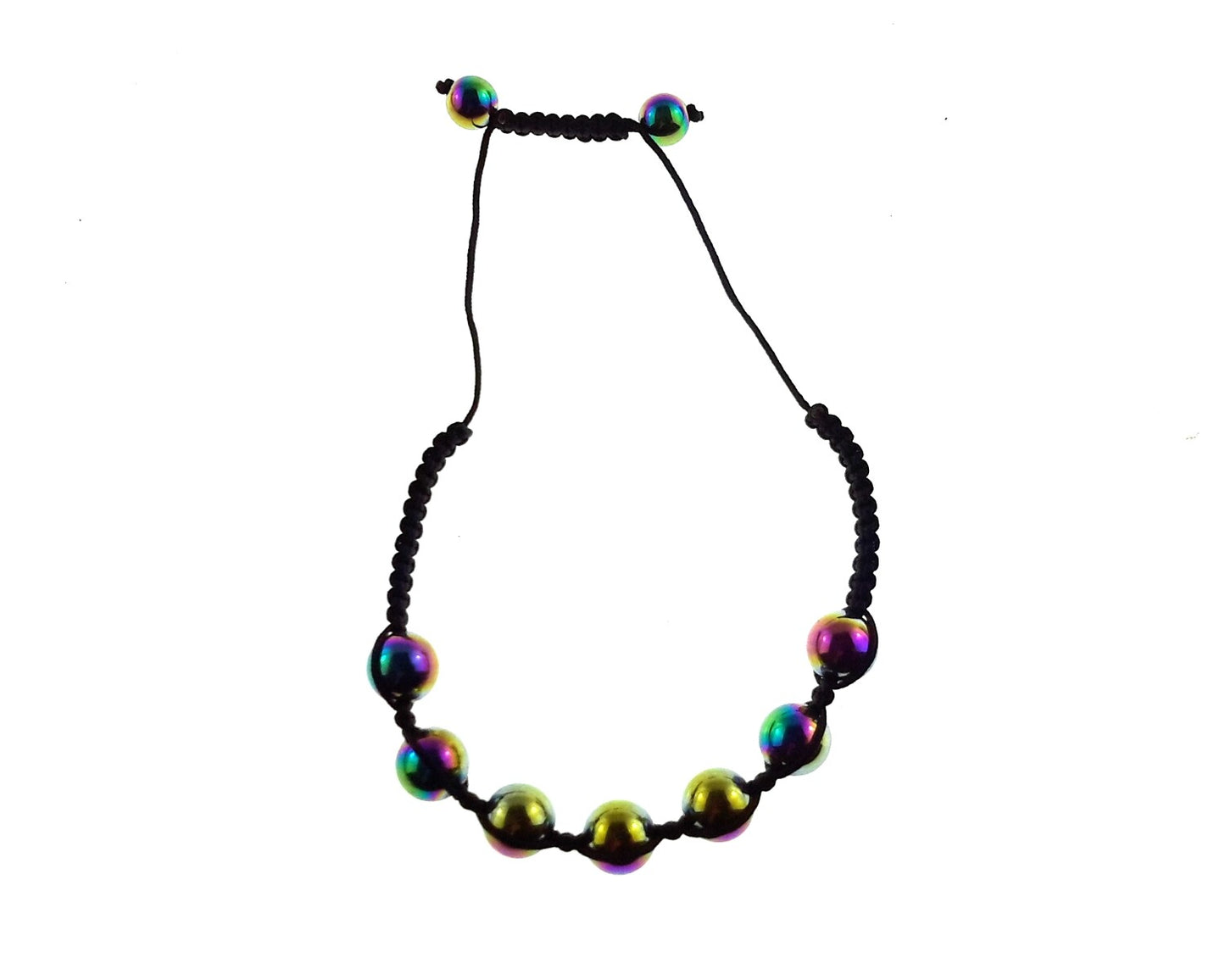 Coloured Rainbow Bead Rope Bracelet Bohemian Style – by North By North East – Signs