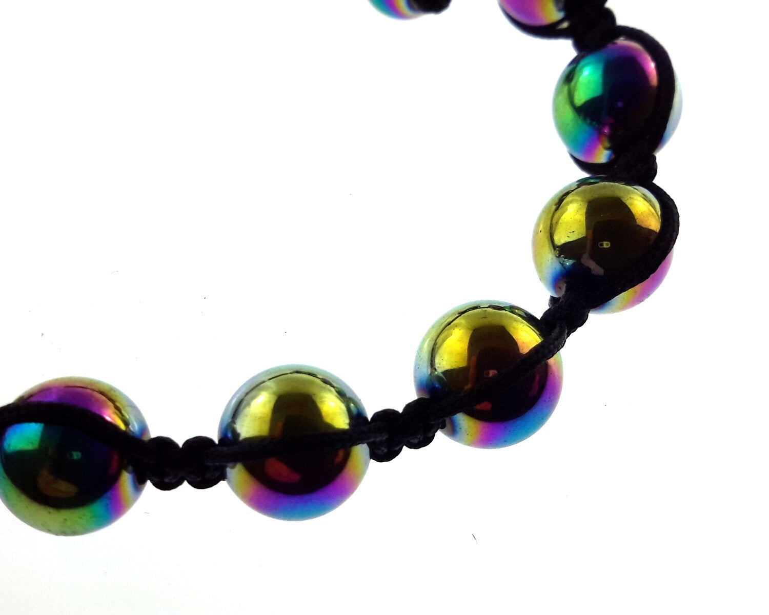 Coloured Rainbow Bead Rope Bracelet Bohemian Style – by North By North East – Signs