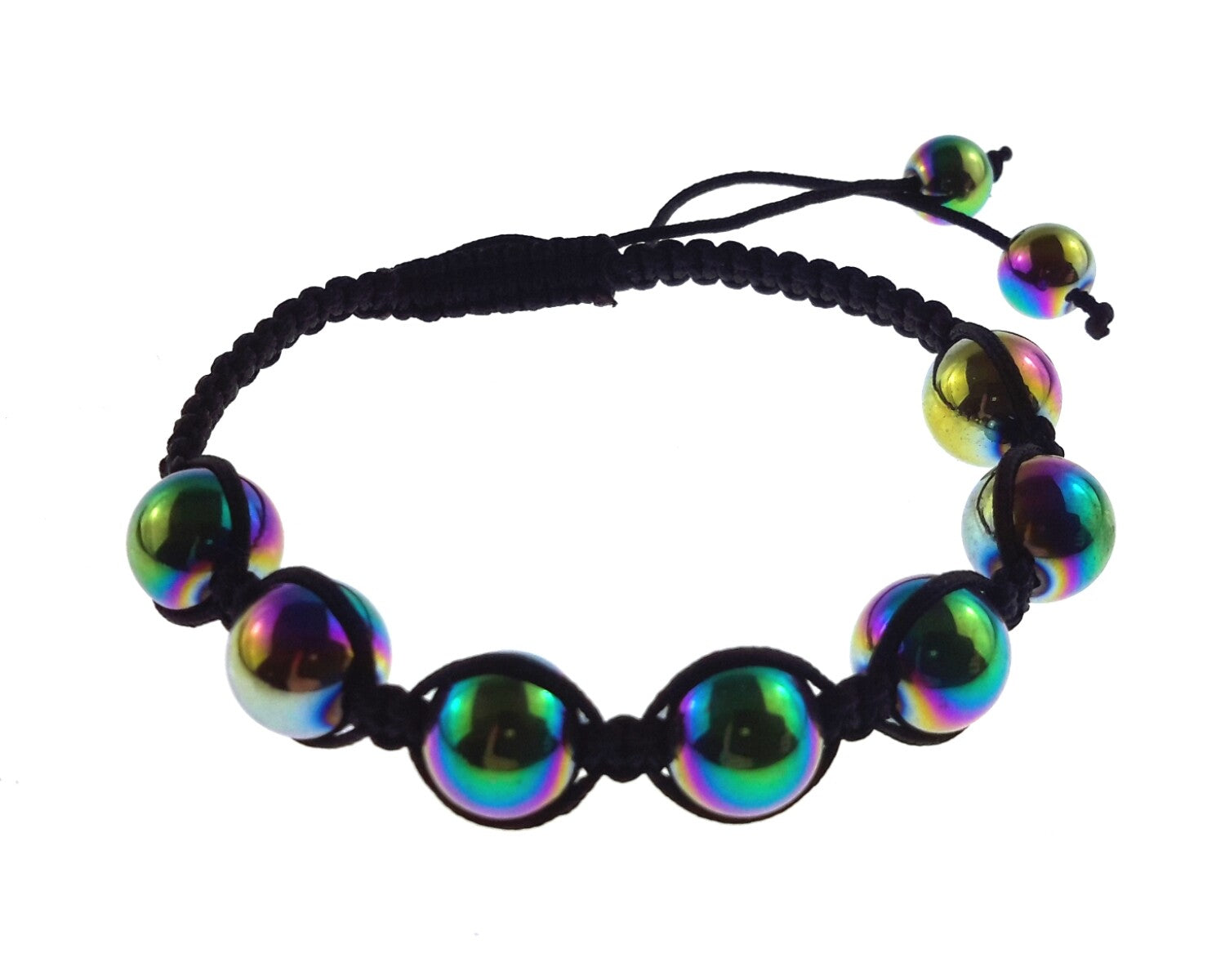 Coloured Rainbow Bead Rope Bracelet Bohemian Style – by North By North East – Signs