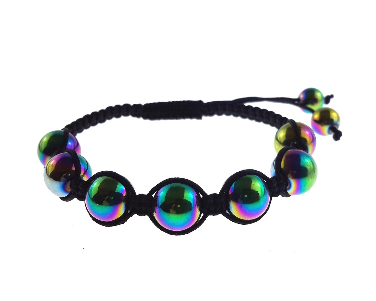 Coloured Rainbow Bead Rope Bracelet Bohemian Style – by North By North East – Signs