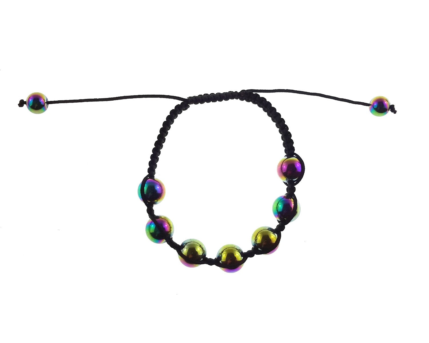 Coloured Rainbow Bead Rope Bracelet Bohemian Style – by North By North East – Signs