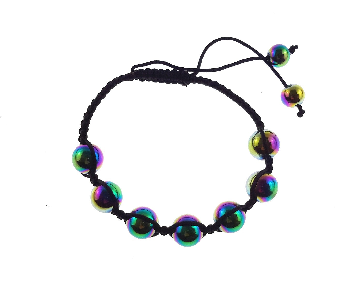 Coloured Rainbow Bead Rope Bracelet Bohemian Style – by North By North East – Signs