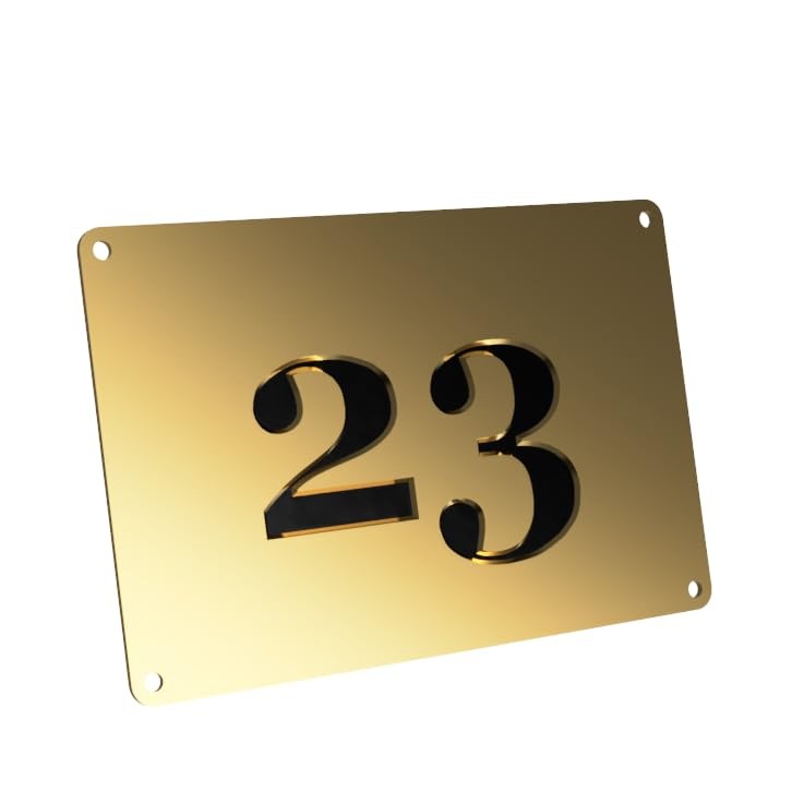 Personalised Brass Plaque – Engraved Door, House or Memorial Sign 5"x3" Size – by North By North East – Plaques & Nameplates