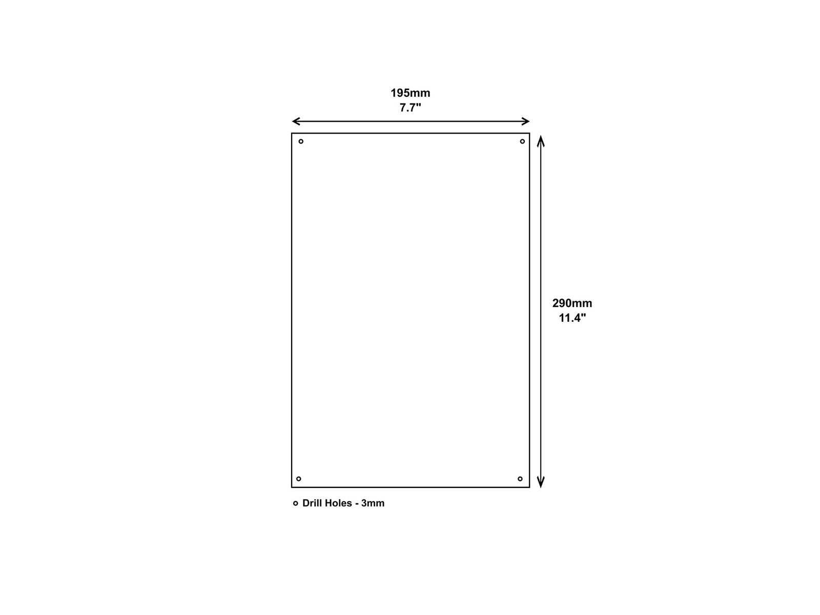 Swimming Pool Rules Sign - Black & White ACM 290x195mm 4 Holes Outdoor – by North By North East – Signs