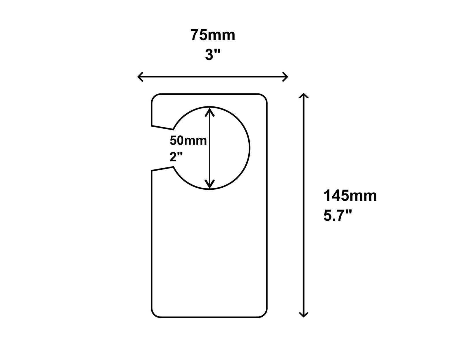 On Loo Do Not Disturb Door Hanger Sign – Silver ACM 140mm x 90mm – by North By North East – Signs