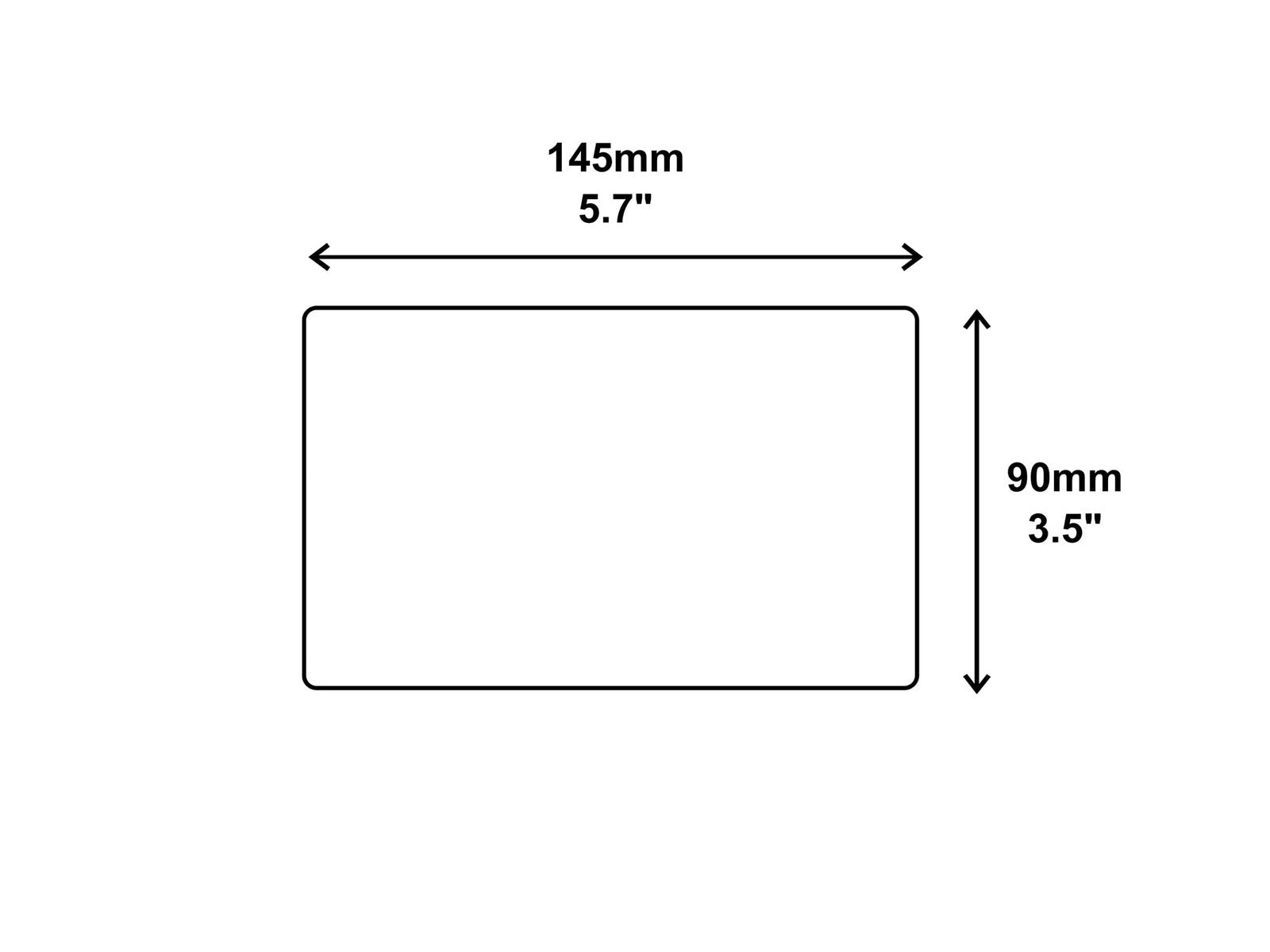Personalised Hanging Sign – Black ACM Plaque 140×90 mm with Twine, UK Dispatch – by North By North East – Business Hours & Policy Signs