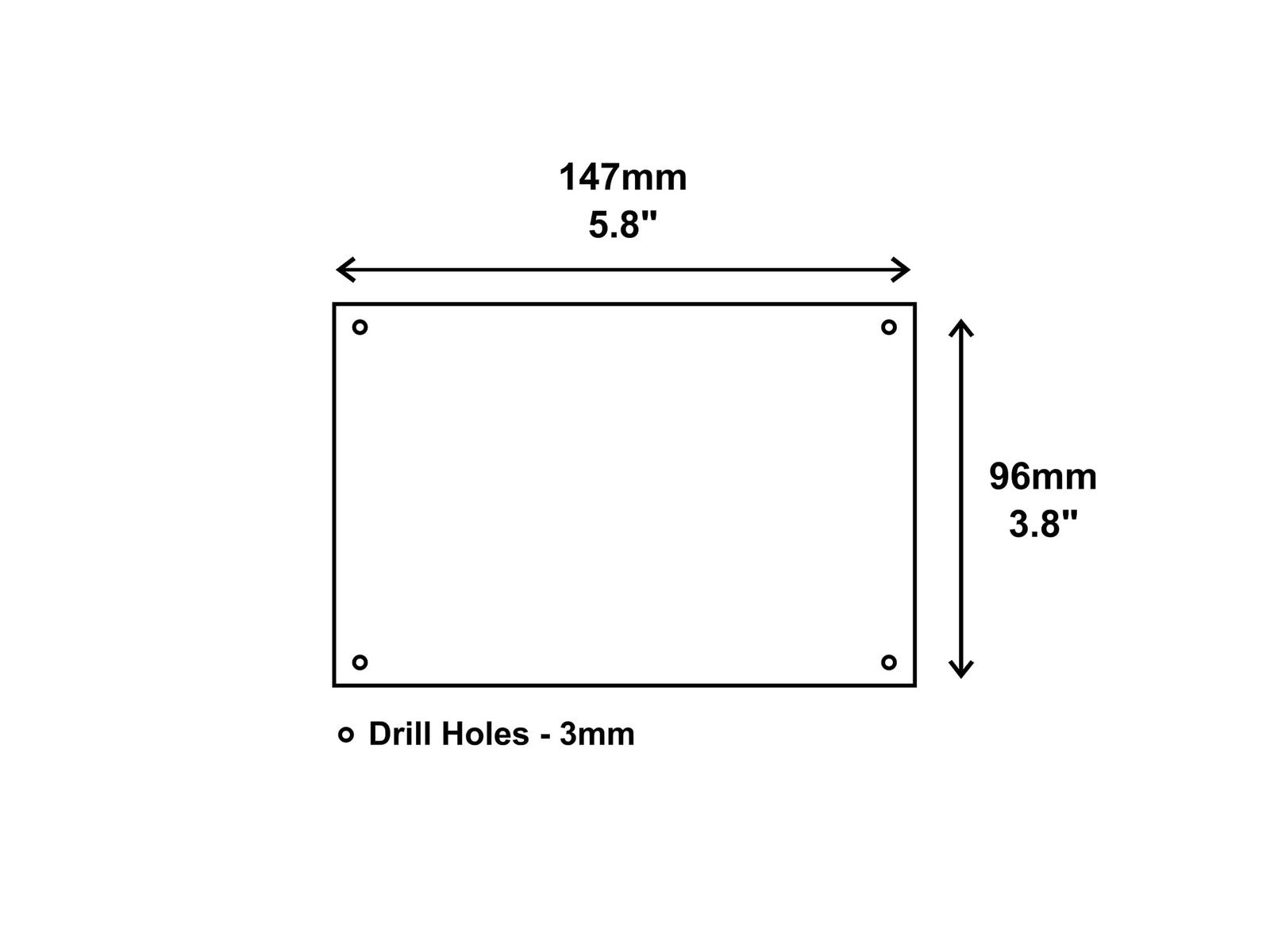 Copper Beware of the Dog Sign – 145×95mm Engraved Acrylic Warning Plaque – by North By North East – Safety & Warning Signs