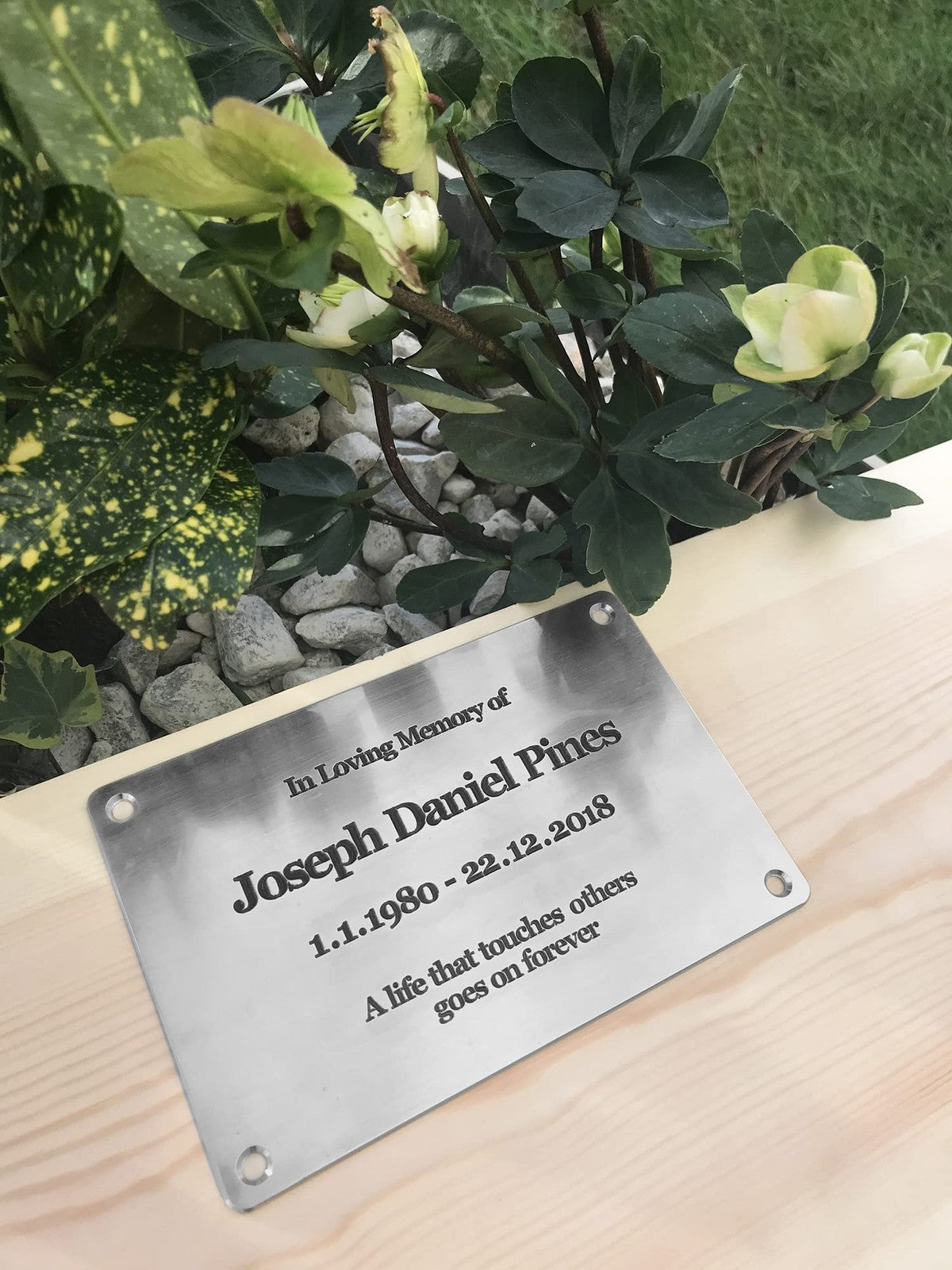 Personalised Aluminium Plaque – Deep Engraved Sign, 150×100 mm, Outdoor – by North By North East – Plaques & Nameplates