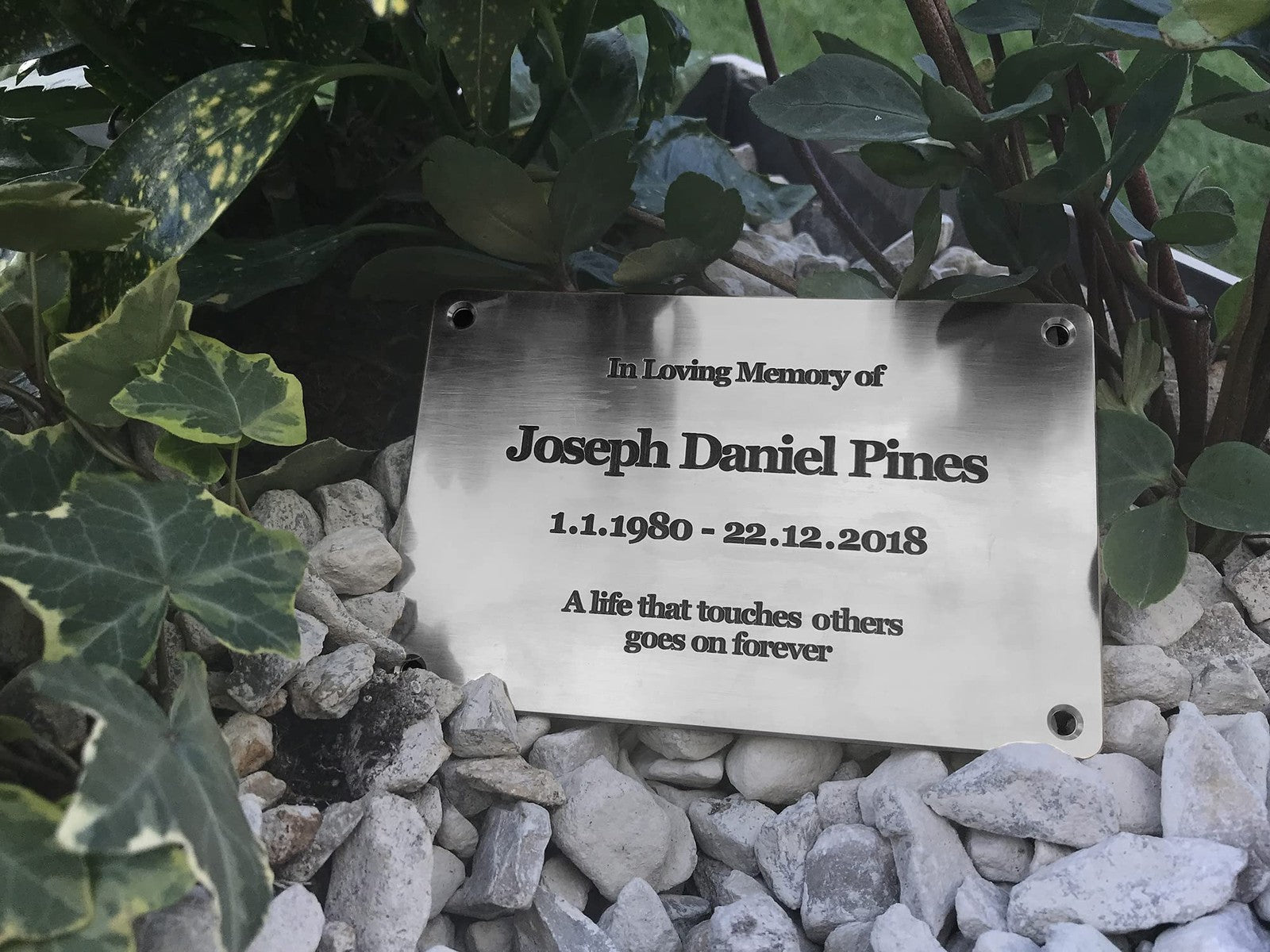 Personalised Aluminium Plaque – Deep Engraved Sign, 150×100 mm, Outdoor – by North By North East – Plaques & Nameplates